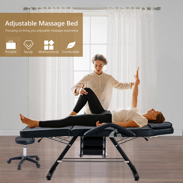 Adjustable Massage & Tattoo Chair – Salon & Sp