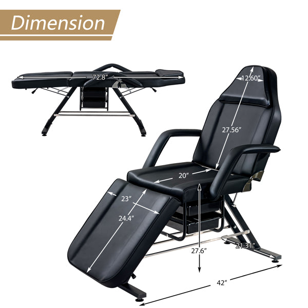 Adjustable Massage & Tattoo Chair – Salon & Sp