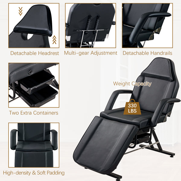 Adjustable Massage & Tattoo Chair – Salon & Sp